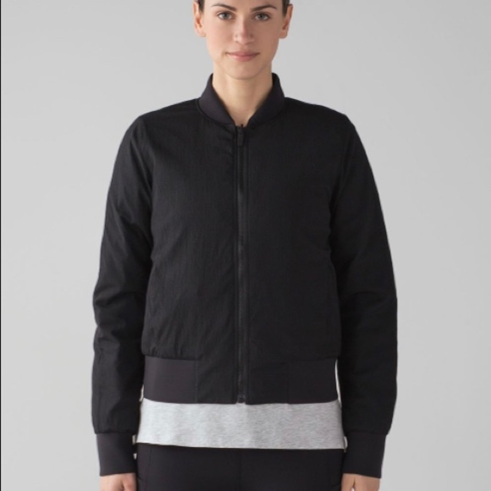 Lululemon Non-Stop Bomber *Reversible Black